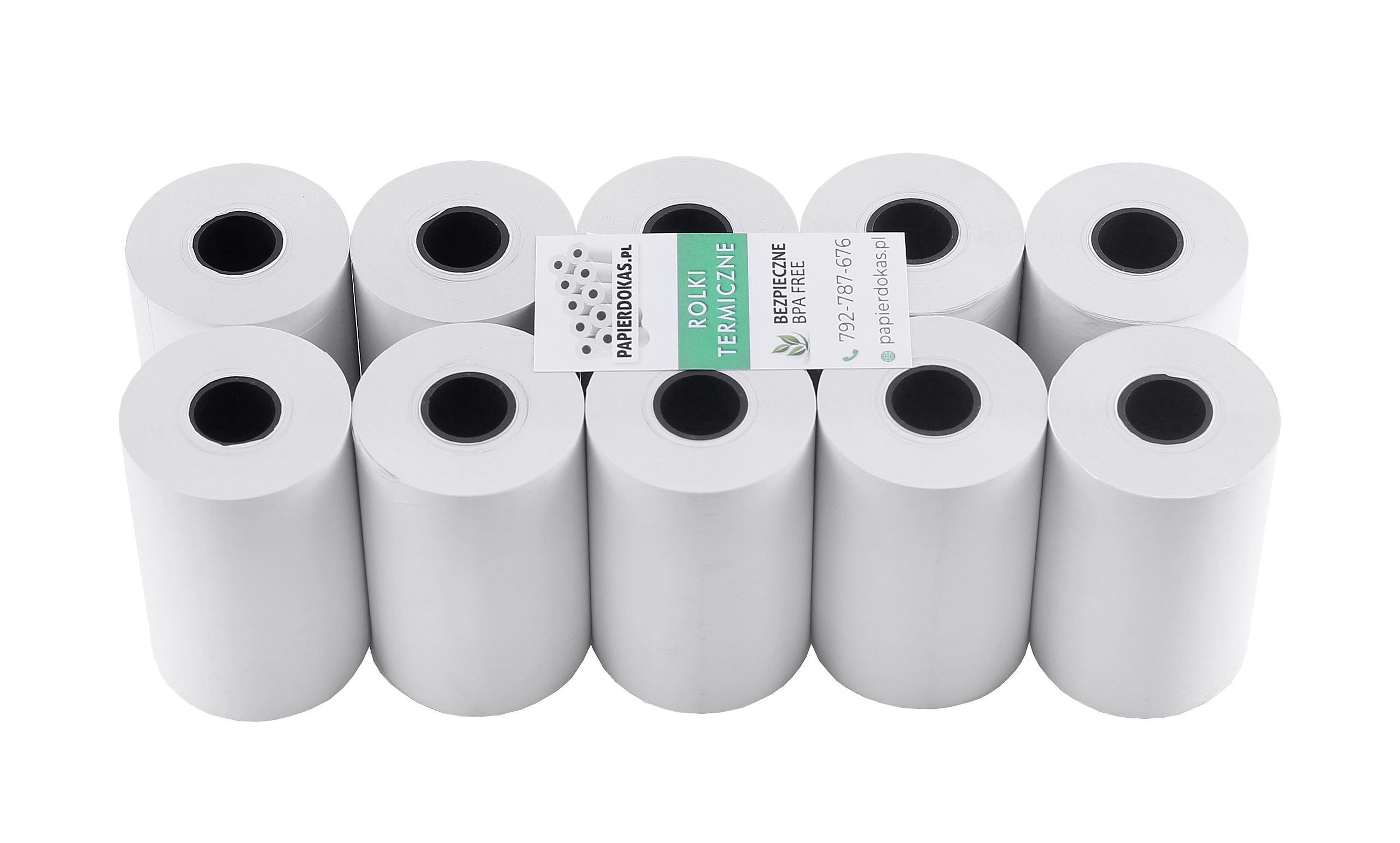 Rolki do terminali i kas fiskalnych - 57mm x 20m