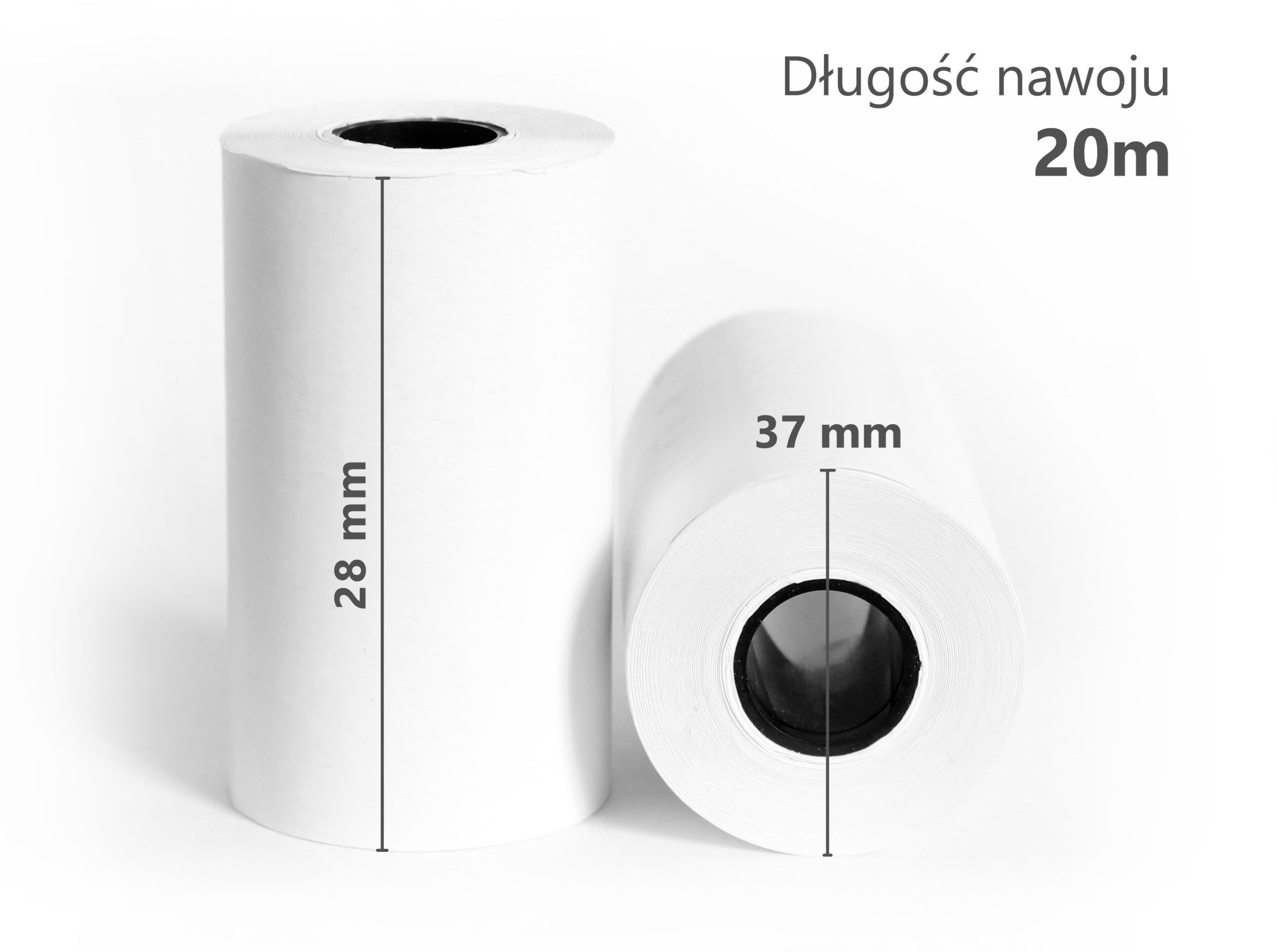 売れ筋ランキングも Rolki terminali i fiskalnych kas do rolki Papier, - 20m x 28mm コレクション