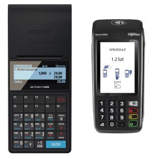 Kasa fiskalna Posnet Ergo Online WiFi + terminal Ingenico Move 5000 | Terminal GRATIS i ulga na kasę